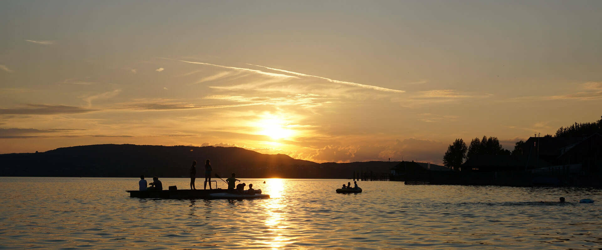 Haus Insel Reichenau: Sonnenuntergang