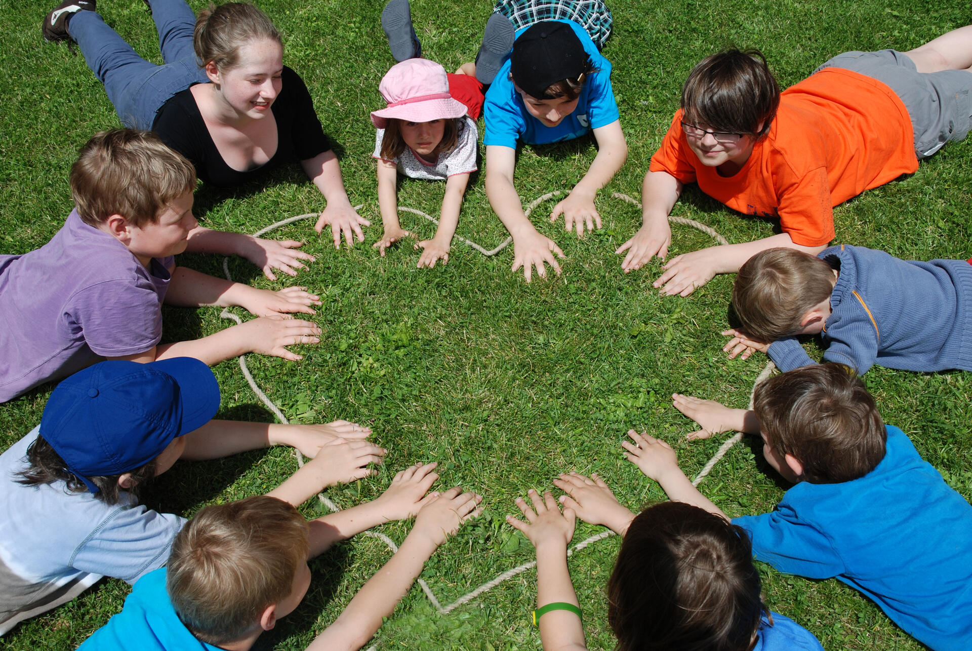 Gruppenbild mit Kindern - Haus Feldberg-Falkau